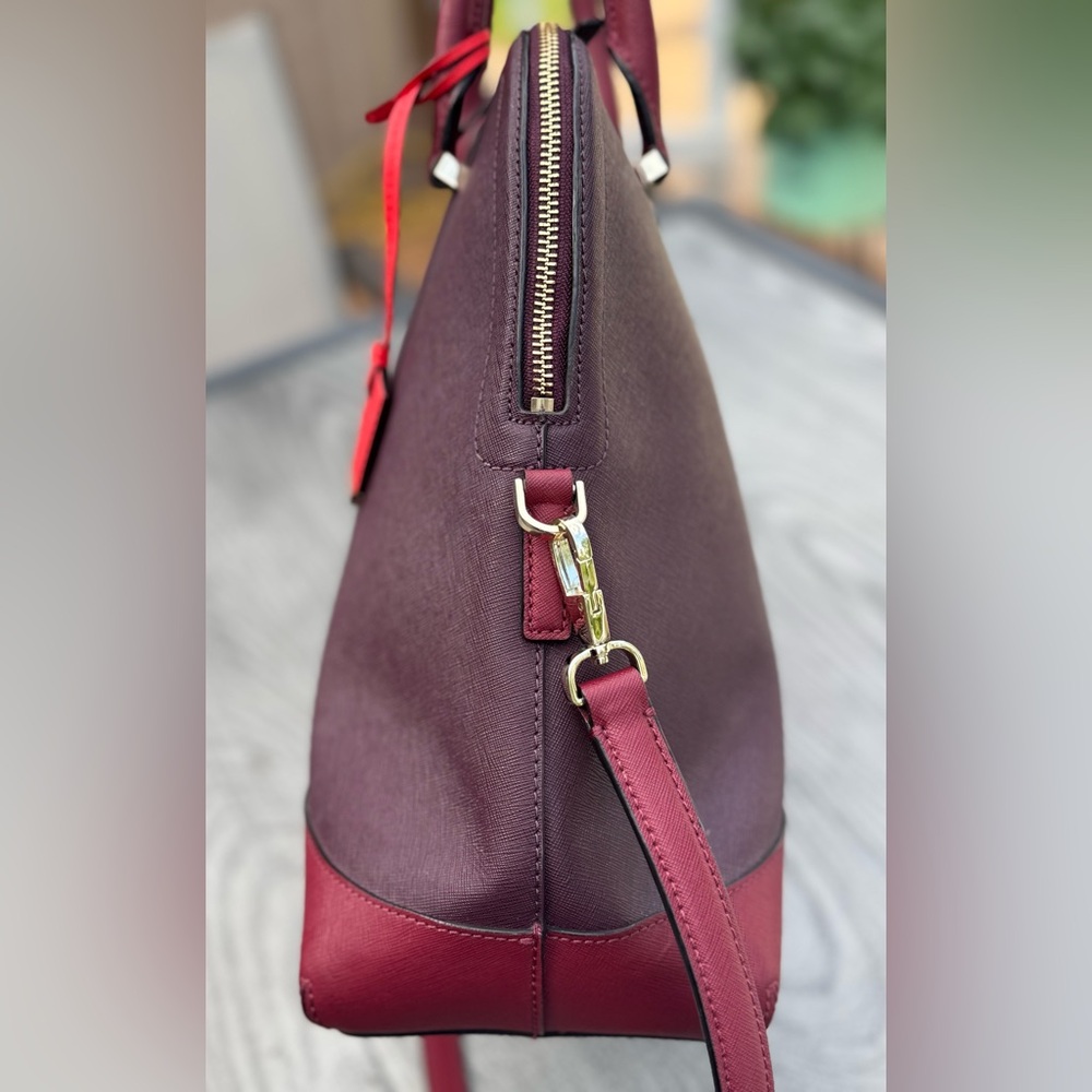 Kate Spade Purple and Red Satchel - Picture 3 of 16